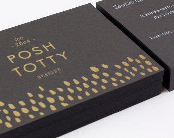 Posh Totty gift vouchers