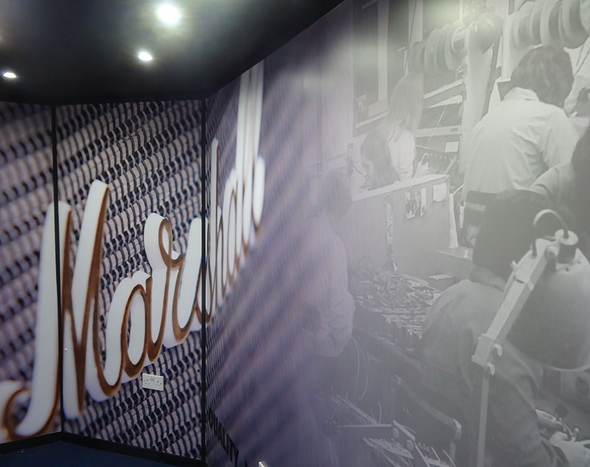 Marshall Amps Demo Room: Printed Vinyl