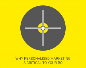 Why Personalised Marketing is Critical to your ROI