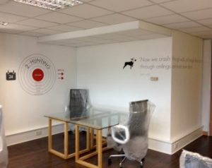 Cut vinyl wall graphics