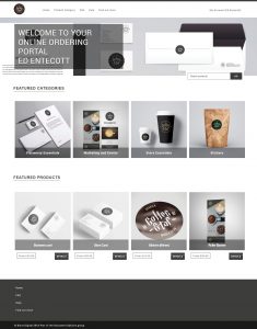 Business printing online pull up homepage small